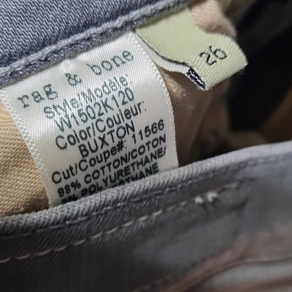 Rag and Bone Skinny Jeans Size 26 - Picture 4 of 7